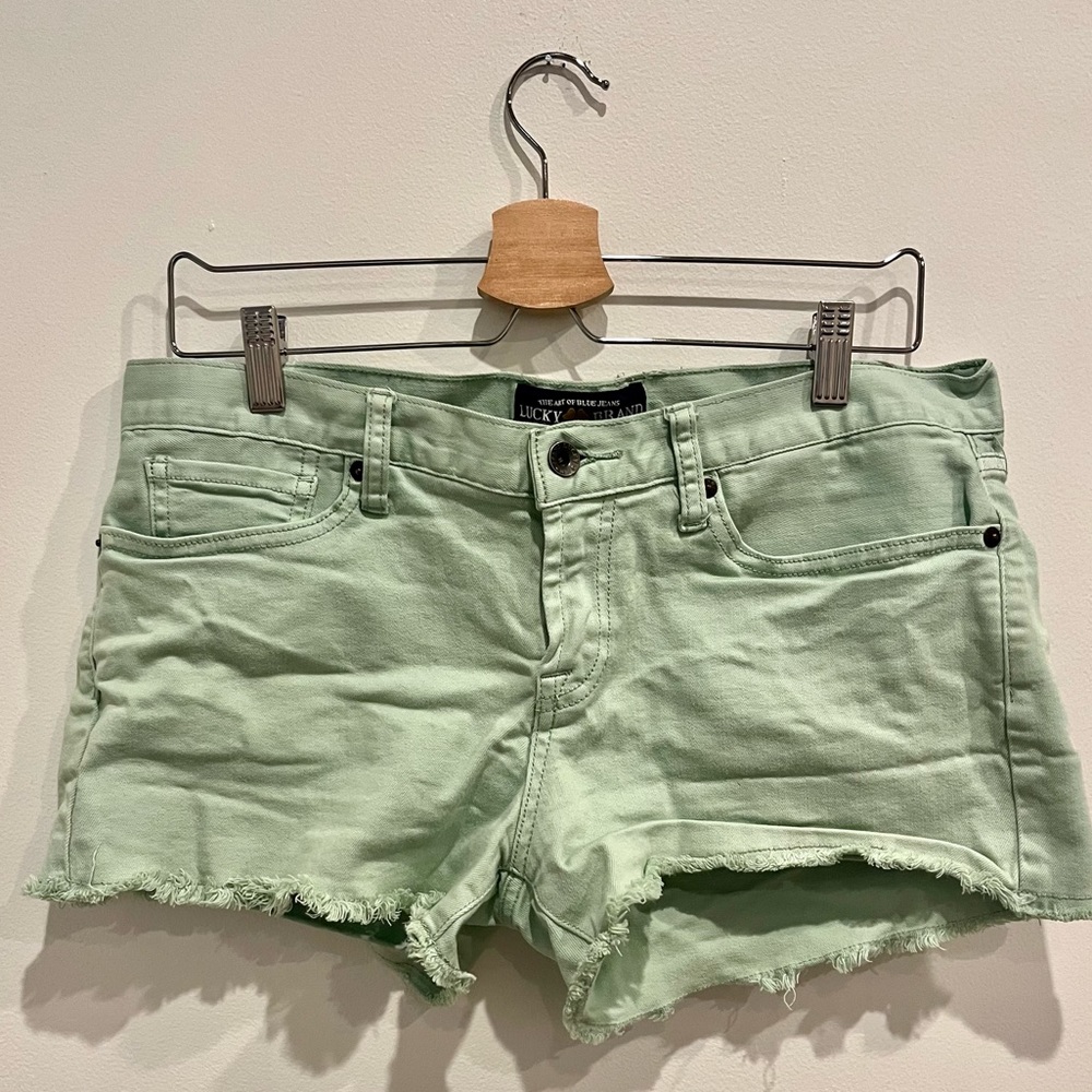 Lucky Brand Green Riley Shorts - Size 8/28